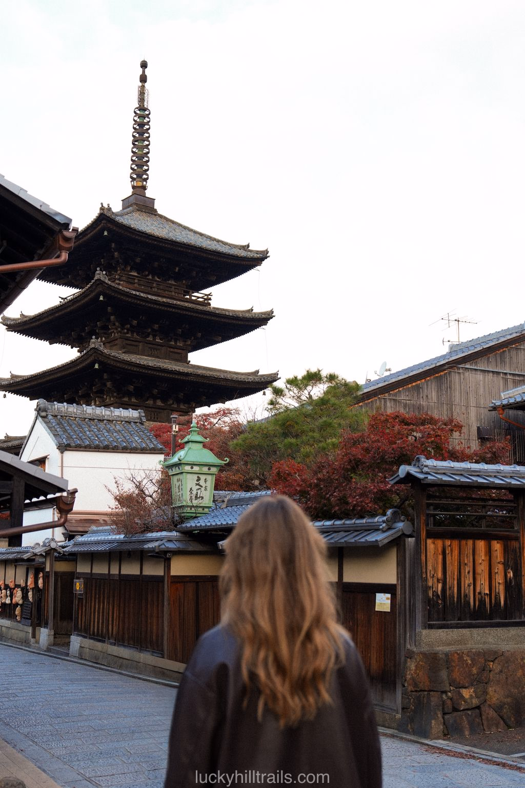View of Yasaka Pagoda from Ninenzaka street, Kyoto