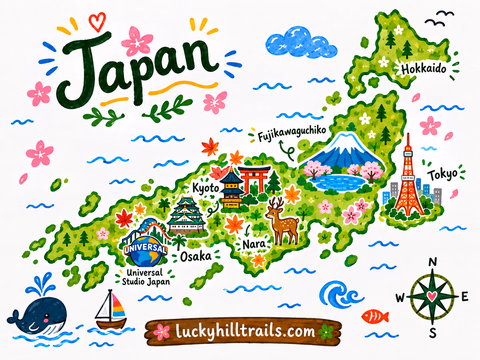 Japan Google Map – 130+ Handpicked Locations (Tokyo, Osaka, Kyoto, Nara & Mount Fuji)