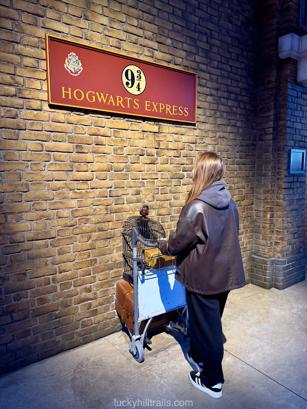 Movie railway platform from films at Warner Bros. Studio Tour Tokyo